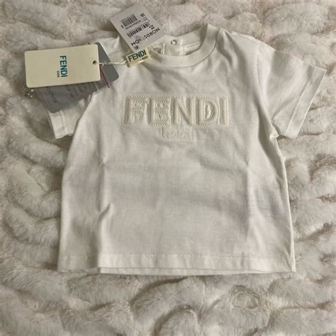 fendi baby tee shirt|fendi raincoat child.